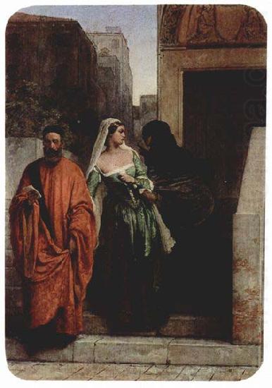 Francesco Hayez Venetian Women china oil painting image